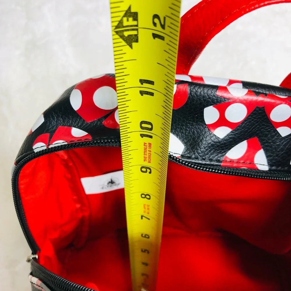 Disney Parks Minnie Mouse BOWS Backpack Bag Like New